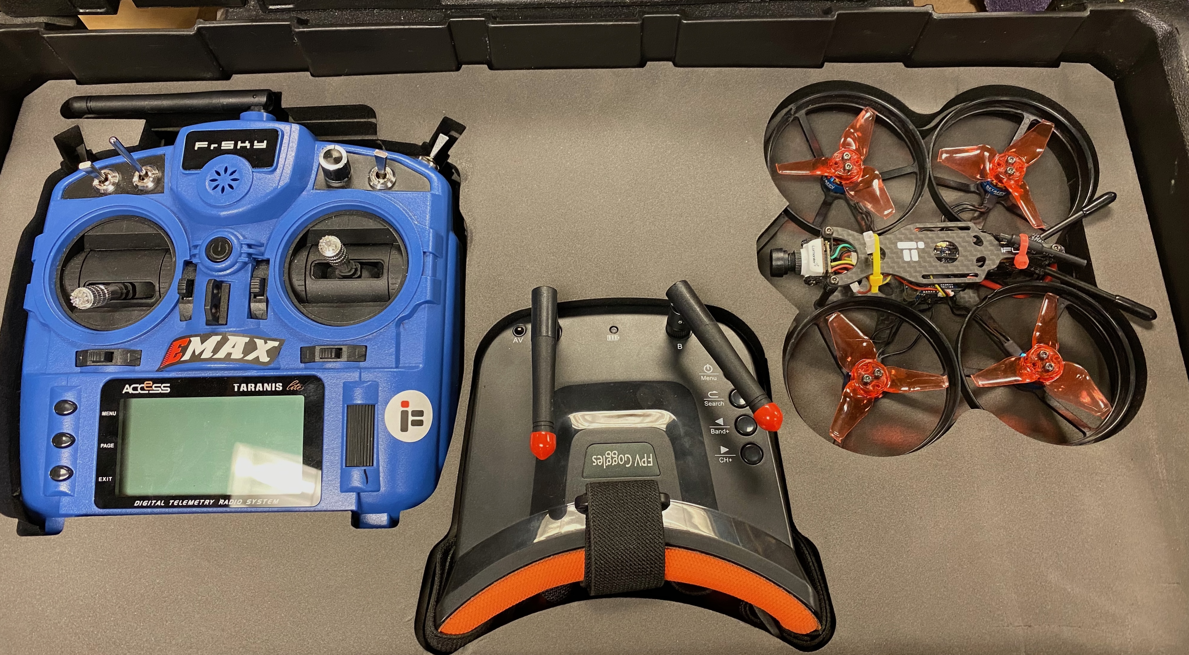 Drone in carry case