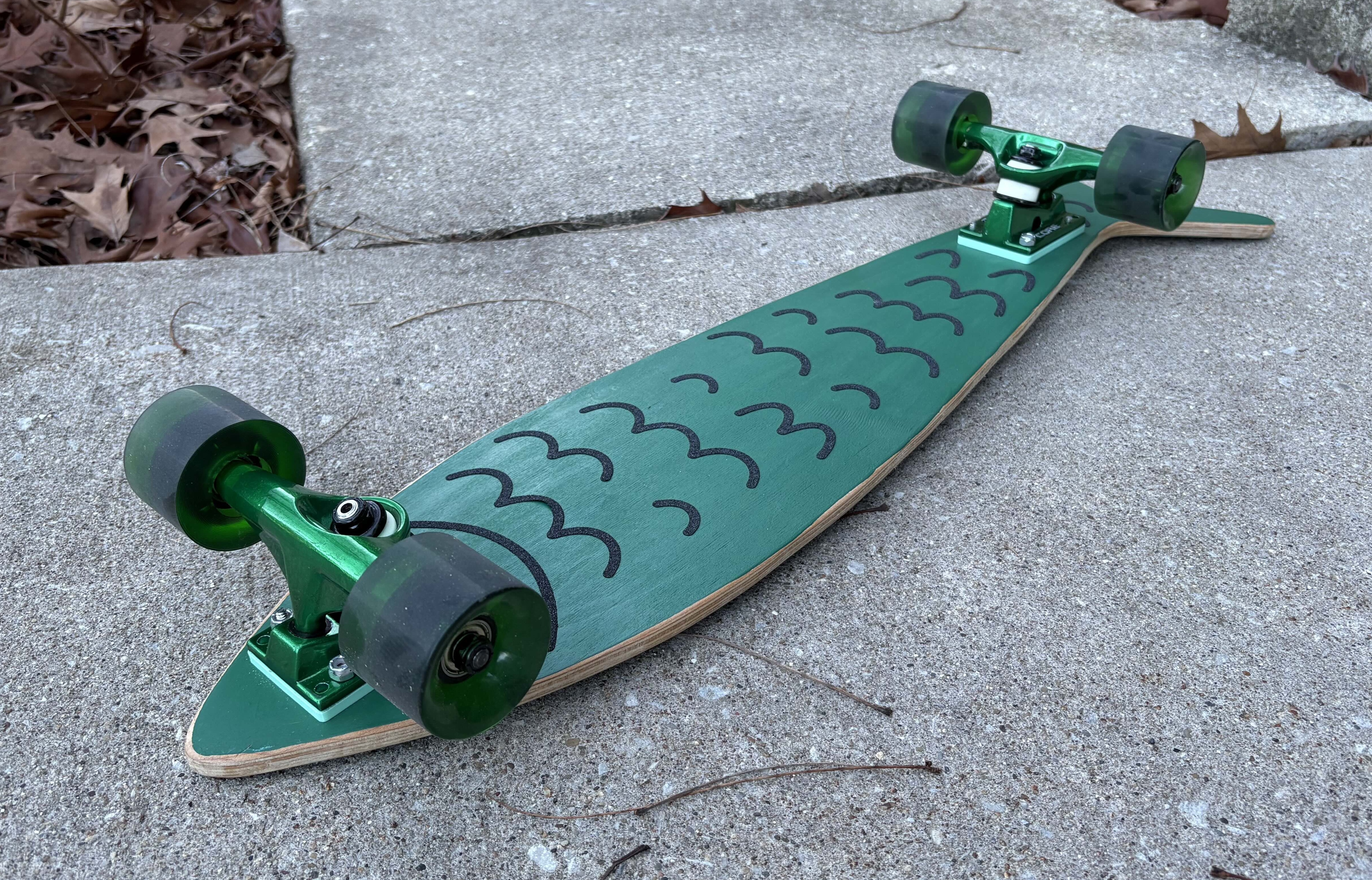Skateboard bottom